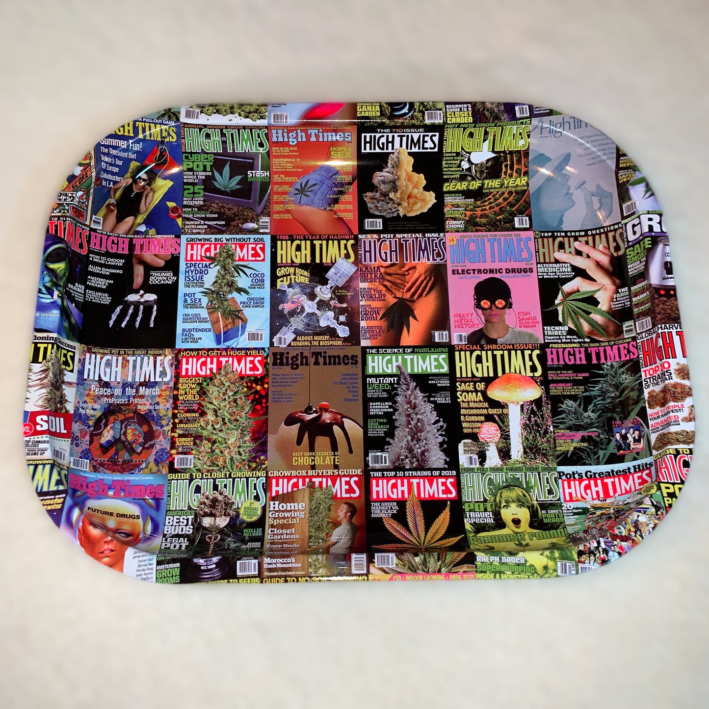 HIGH TIMES® x PULSAR METAL ROLLING TRAY WITH LID